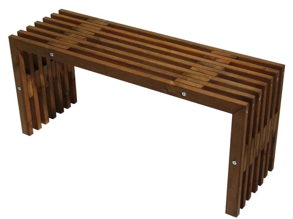 Fynd D-BENCH 100 CM FURU BRUN OLJAD