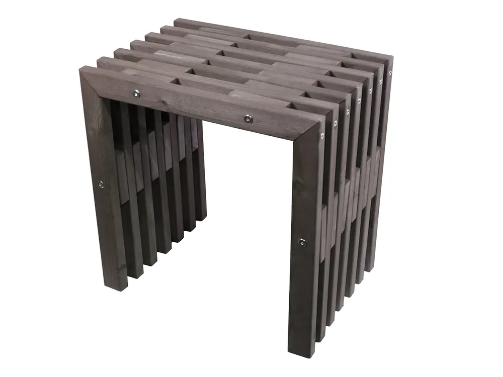 Kampanj D-BENCH 45 CM FURU GRÅ OLJAD