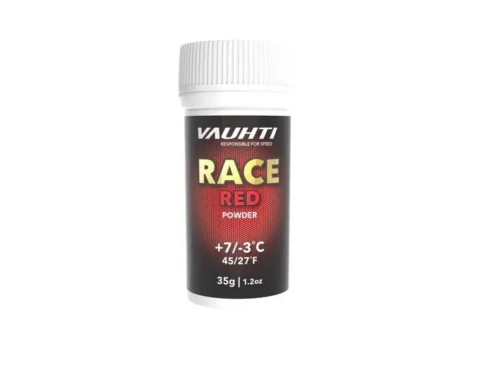 Begränsat erbjudande Vauhti - Race Red Powder, +7°C/-3°C, 35g
