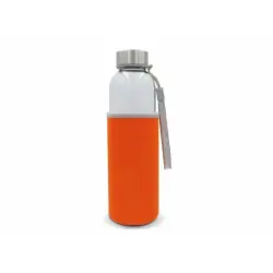 Vattenflaska i glas med sleeve 500ml Nedsatt pris