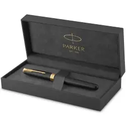 Parker Sonnet Matte Black Lacquer Fountain pen Medium nib Sänkt pris