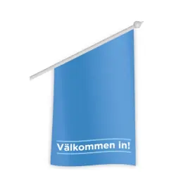 Kioskflagga i Tyg I lager