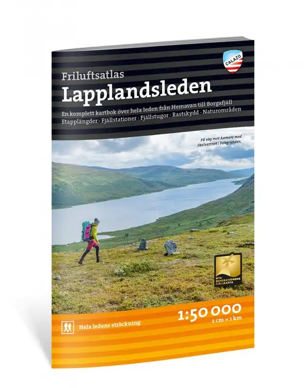 Fynd Calazo - Friluftsatlas Lapplandsleden, 1:50 000