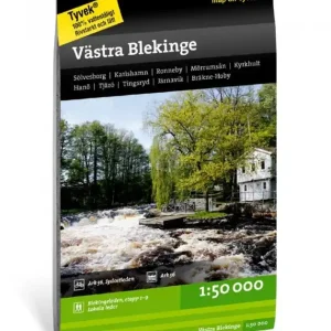 Calazo - Blekinge - Västra 1:50 000 Snabb leverans