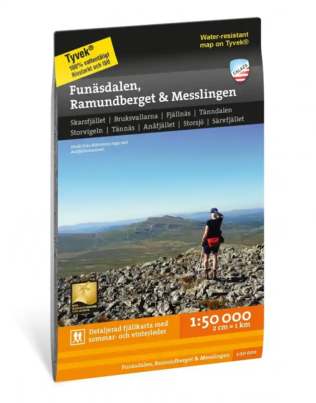 Billigare Calazo - Funäsdalen, Ramundberget & Messlingen 1:50.000