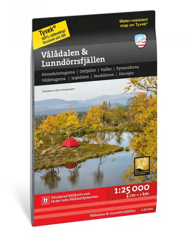 Calazo - Vålådalen & Lunndörrsfjällen 1:25.000 Fynd