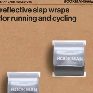 Bookman - Snap Band Reflectors, White Erbjudandepris