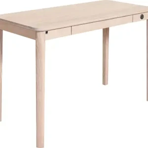Extra rabatt SM131 Vit laminat/vitoljad ek Skrivbord
