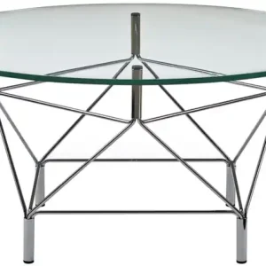 Handla nu Spider Erbjudande Klarglas 90 cm Runt soffbord
