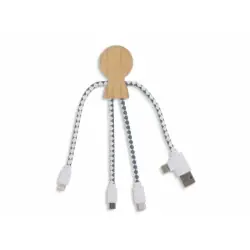 Xoopar Mr. Bio Bamboo Charging Cable Säker betalning