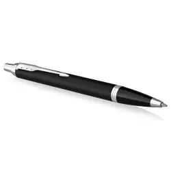 Populärt val Parker IM Matt Black Black Trim Ballpoint pen medium blue tip