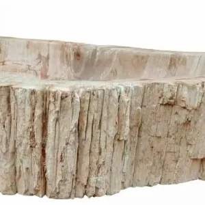 Bästa pris Tvättställ Stöd Fossil Wood i Goa, inte reproducerbara i serie