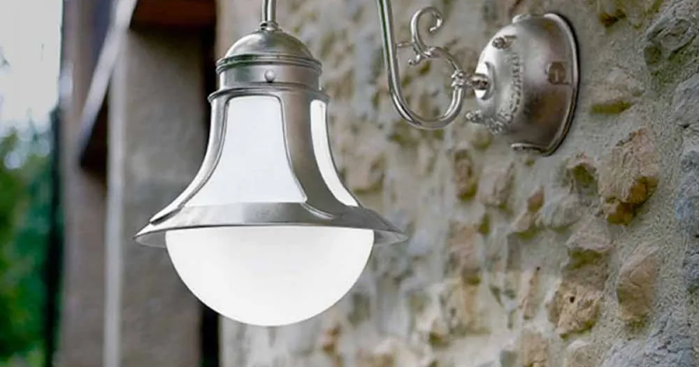 Vägglampa i mässing och blåst glas av Aldo Bernardi Loggia Nyhet