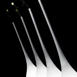 Rabatter Design plastlampa med lysande blommavas - Ampull från Myyour