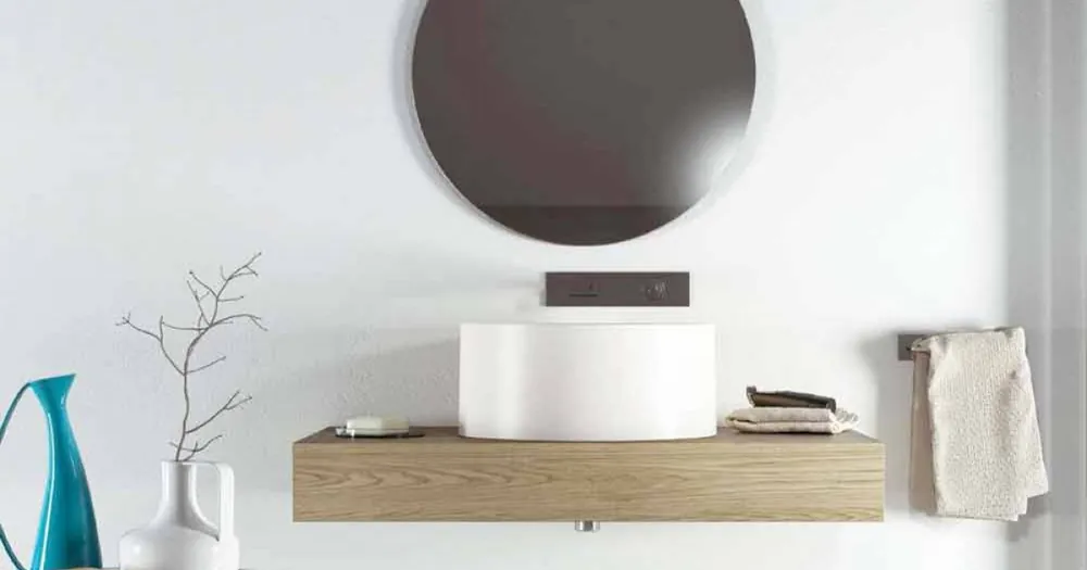 Rund design bänkskål tillverkad i Italien, Forino Extra rabatt