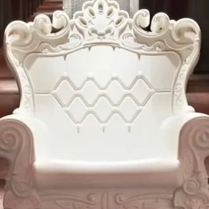 Färgglada barock-modern stil fåtölj Slide Queen Of Love, gjord i Italien Trygg betalning