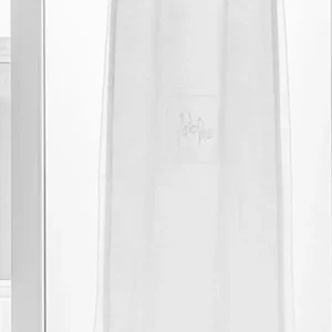Begränsad tid Gardin med linnegas och vit organza av elegant design - Tapioka