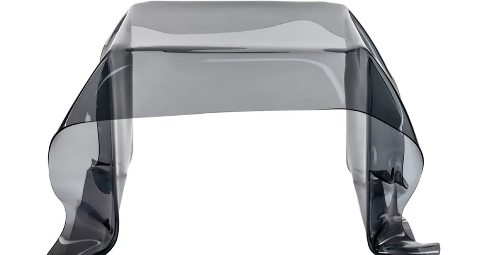 Köp online Handdrappat soffbord i plexiglas tillverkat i Italien - Pippo