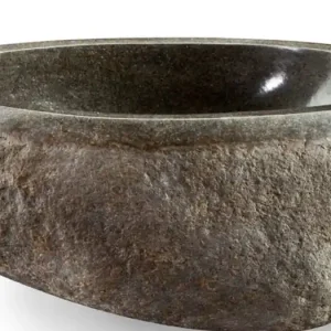 Begränsat erbjudande Handfat bänkskiva i modern flod natursten - Aurea