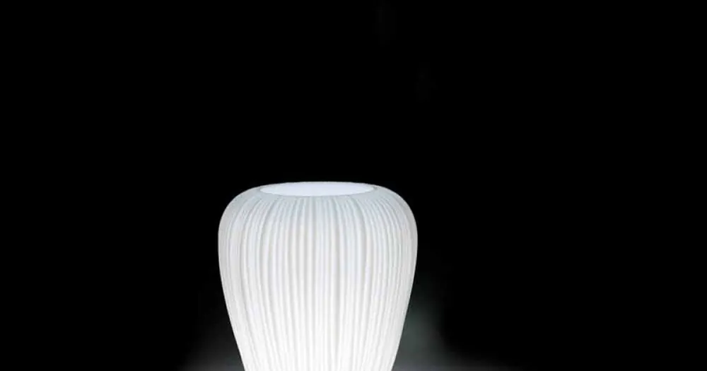 Endast denna vecka Modern design lysande utomhusvas i polyeten, 2 stycken - hud av Myyour