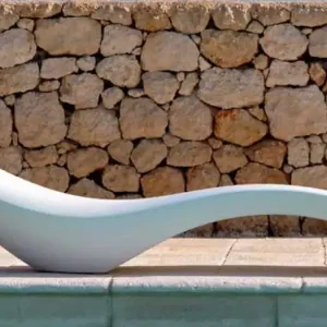 Modern design schäslong i färgad polyeten - Cloe av Myyour Begränsat antal