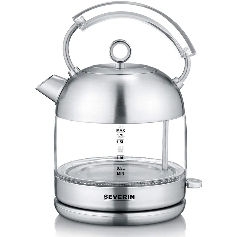 Vattenkokare 1,7L 2400W Borstat stål/Glas WK3459 Beställ idag