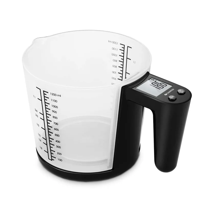 Köksvåg Måttbägare 3kg 1200ml KV310 Svart Nedsatt pris