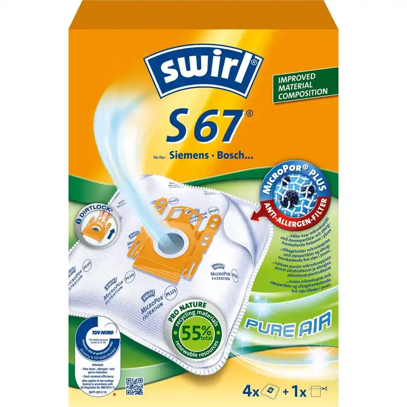 Billig Dammsugarpåsar S67 4ST (OBS 3ST DFP)
