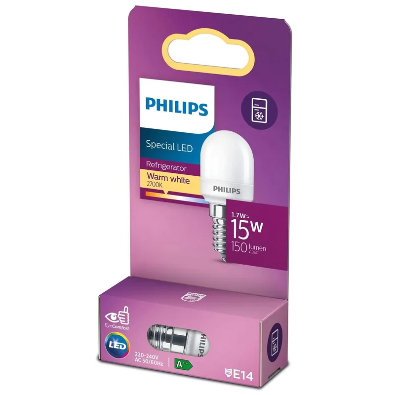 LED E14 Kylskåp T25 Päron 15W Frost 150lm Rabatter