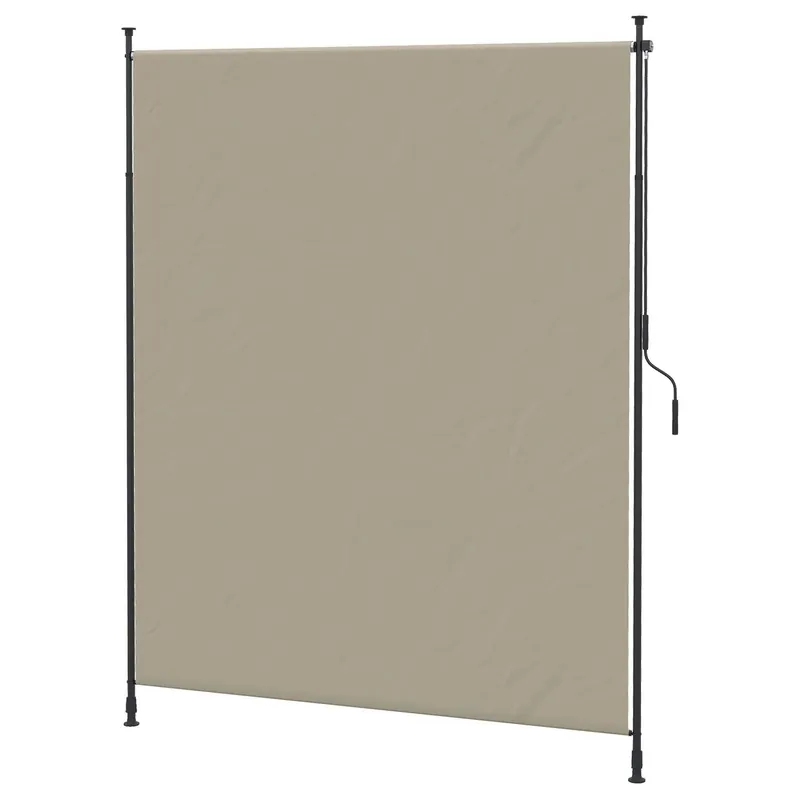 Snabb frakt Infällbar Vertikal Markis 200x292 cm Sand