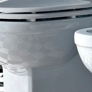 Wc Suspended Vase Classic Style i vit keramik tillverkad i Italien - Marwa Beställ idag