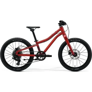 Billig Barncykel Merida Matts J.20+ Dark Strawberry/Race Red/Black