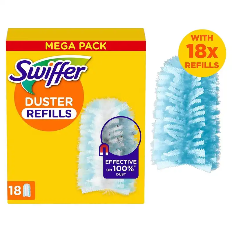 Endast denna vecka Dammtorkningsrefill – 18-pack, fångar damm och djurhår