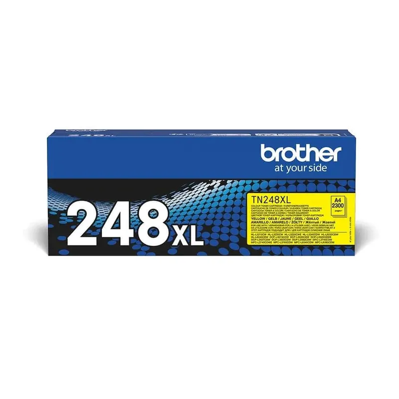 BROTHER Toner TN248XLY TN-248 XL Gul Premium