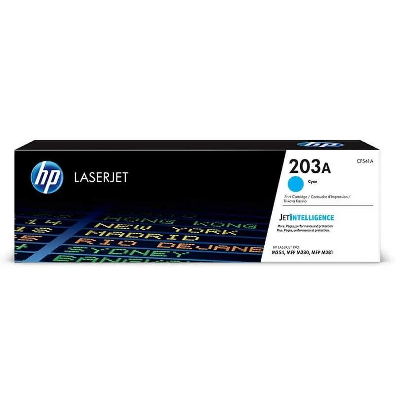 HP Toner CF541A 203A Cyan Nedsatt pris