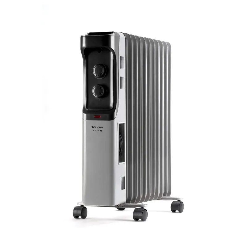 Oljevärmare, 2500W, justerbar termostat, mobil Erbjudandepris