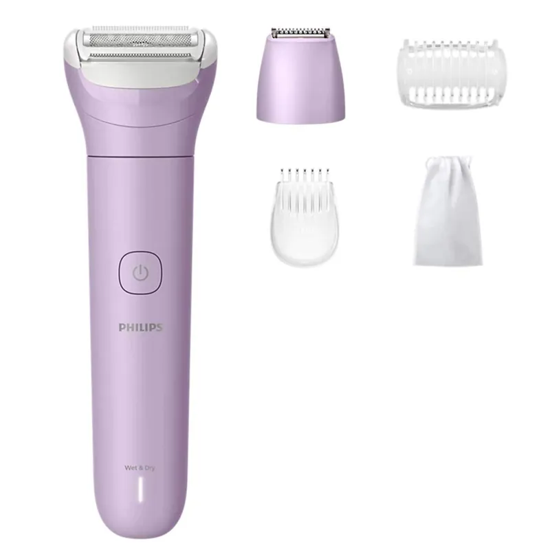 Sladdlös Lady Shaver, våt och torr, 4 tillbehör Sista chansen