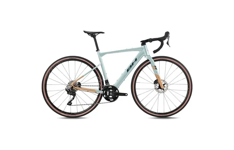 Fynd Gravel bike BH Gravelx Alu 1.0 Sea Blue/Golden/Dark Green