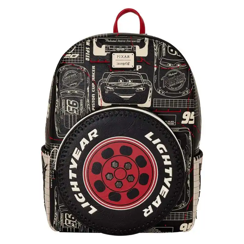 Rabatter Loungefly Disney Pixar Bilar McQueen ryggsäck 43cm