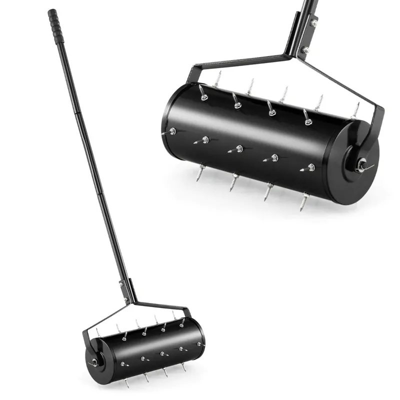 Gräsklipparvals med ergonomiskt handtag – 44 x 128 cm Snabb frakt
